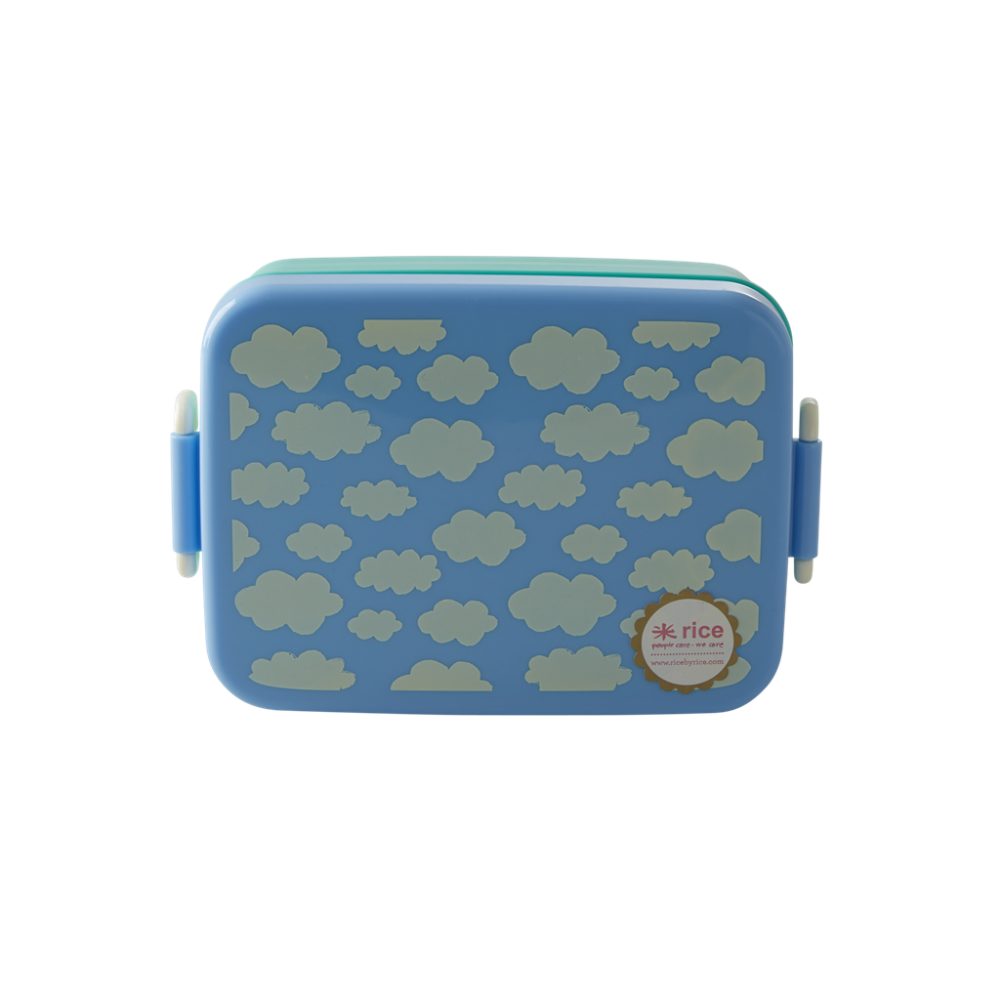 Blue Cloud Print Lunchbox By Rice DK